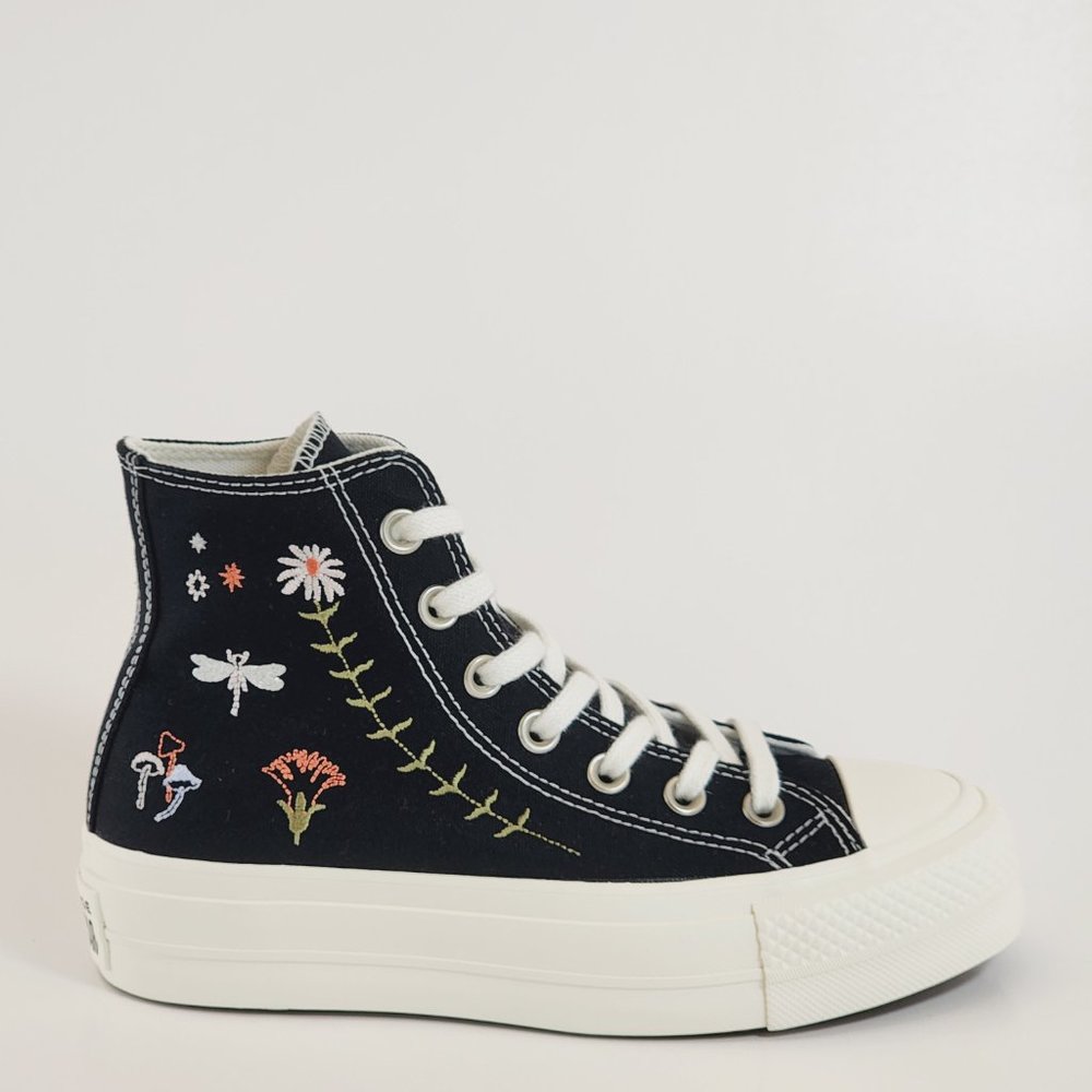 Converse CTAS Hi Lift Enchanted Garden Women's Platform Sneakers A07110C NWT - Picture 2 of 6